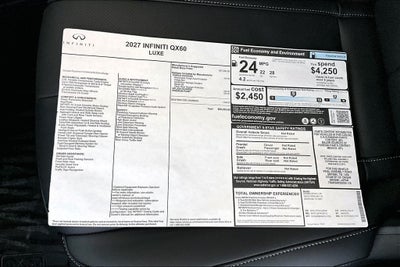 2027 INFINITI QX60 LUXE