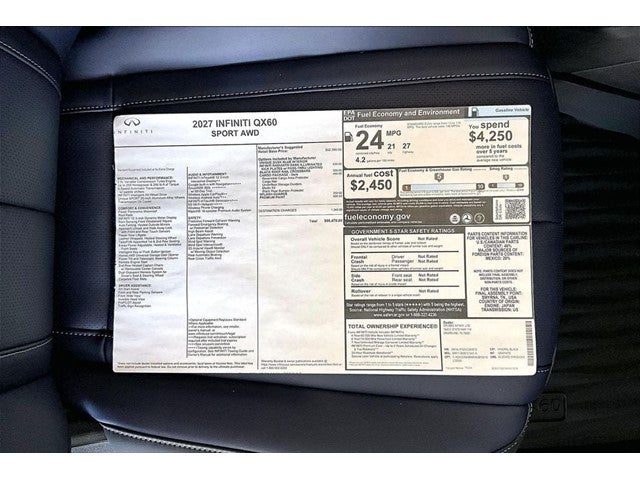 2027 INFINITI QX60 SPORT
