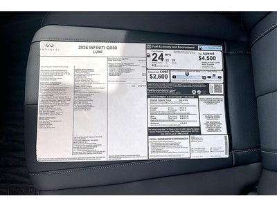 2026 INFINITI QX60 LUXE