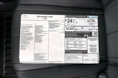 2026 INFINITI QX60 LUXE