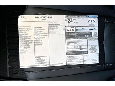 2026 INFINITI QX60 LUXE