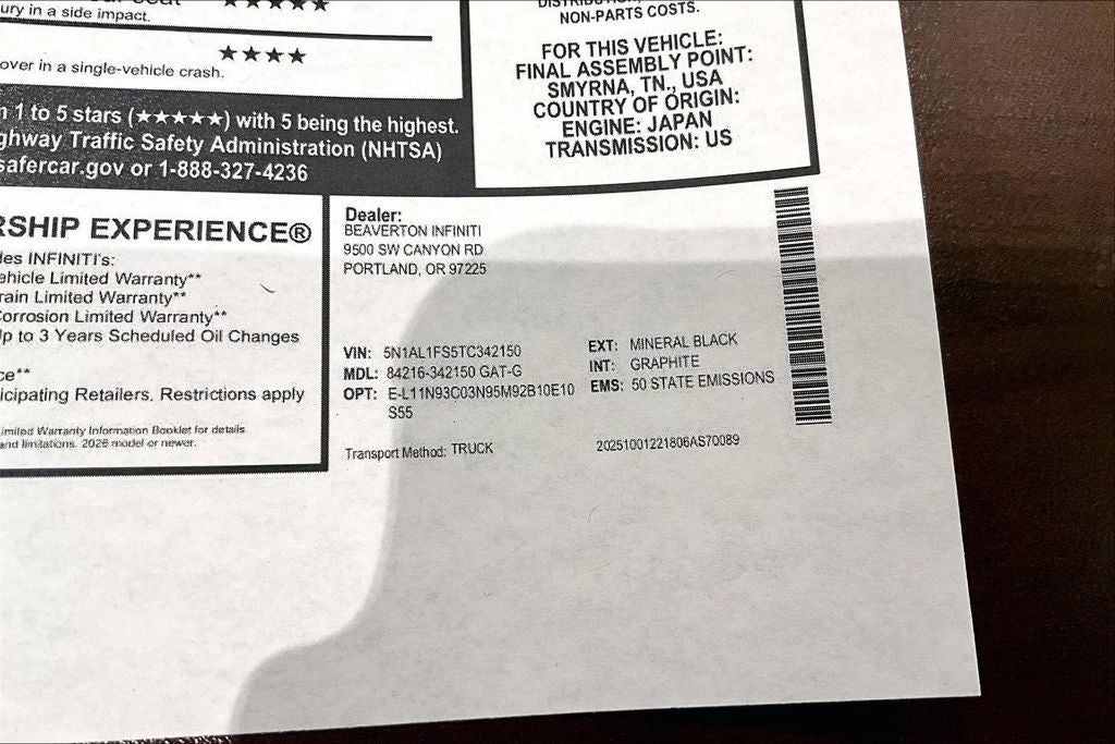 2026 INFINITI QX60 LUXE