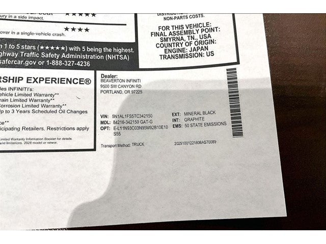 2026 INFINITI QX60 LUXE