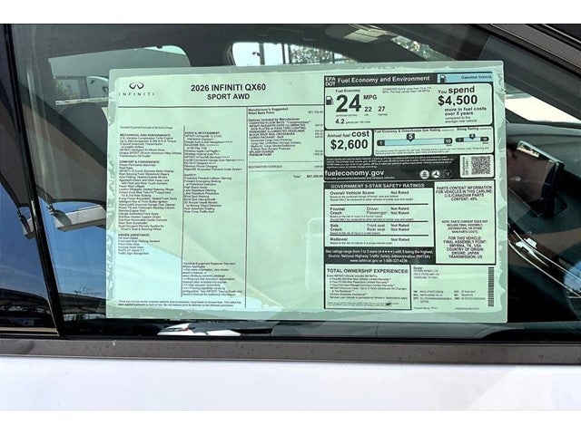 2026 INFINITI QX60 SPORT
