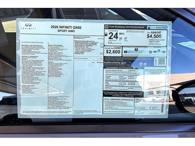 2026 INFINITI QX60 SPORT