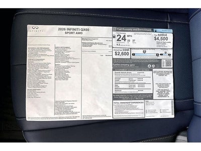 2026 INFINITI QX60 SPORT