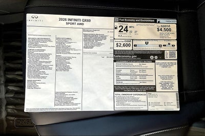 2026 INFINITI QX60 SPORT