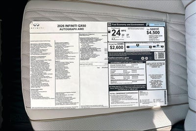 2026 INFINITI QX60 Autograph