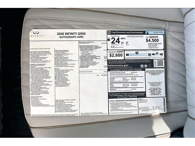 2026 INFINITI QX60 Autograph