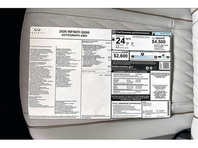 2026 INFINITI QX60 Autograph