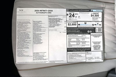 2026 INFINITI QX60 Autograph