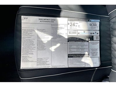 2026 INFINITI QX60 Autograph