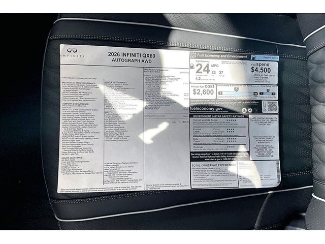2026 INFINITI QX60 Autograph