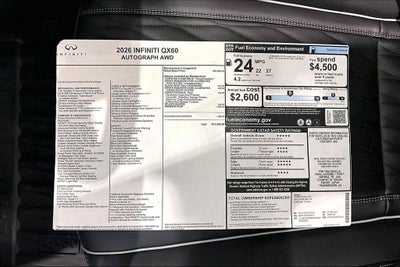 2026 INFINITI QX60 Autograph