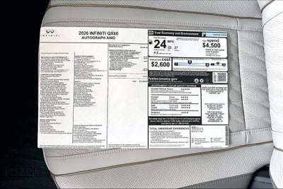 2026 INFINITI QX60 Autograph