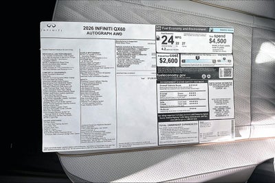 2026 INFINITI QX60 Autograph