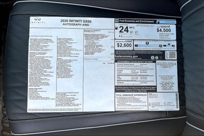 2026 INFINITI QX60 Autograph