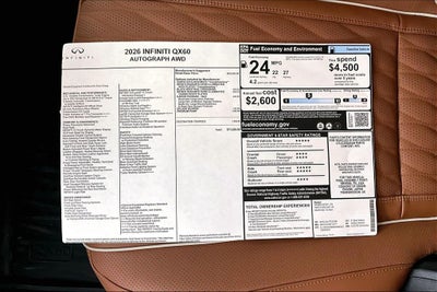 2026 INFINITI QX60 Autograph