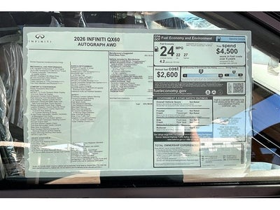 2026 INFINITI QX60 Autograph