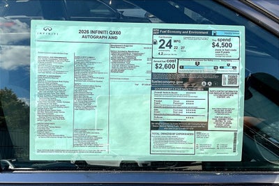 2026 INFINITI QX60 Autograph