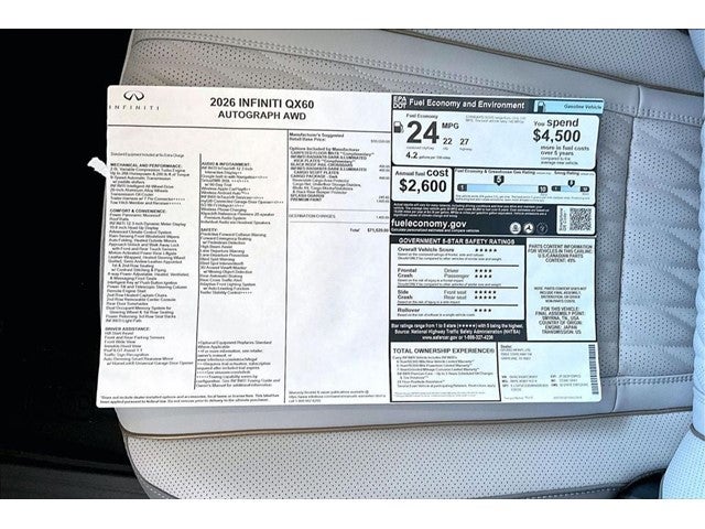 2026 INFINITI QX60 Autograph