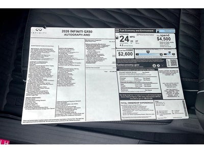 2026 INFINITI QX60 Autograph