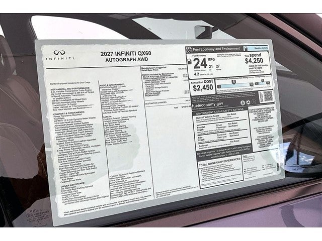 2027 INFINITI QX60 Autograph