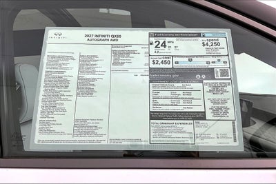 2027 INFINITI QX60 Autograph