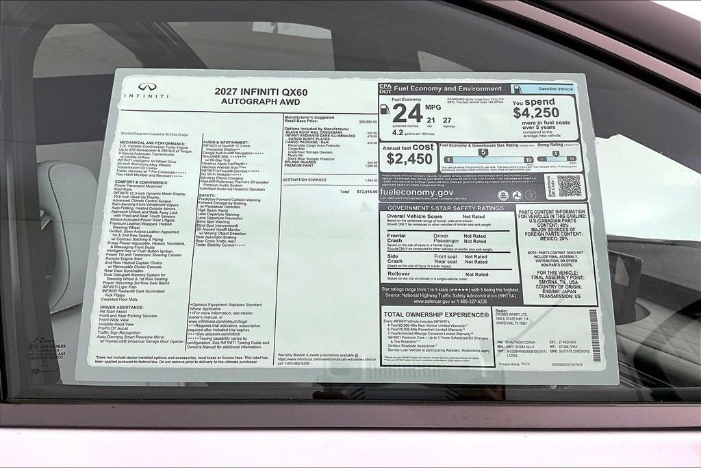 2027 INFINITI QX60 Autograph