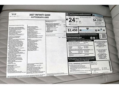 2027 INFINITI QX60 Autograph