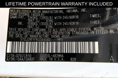 2019 Toyota Highlander XLE