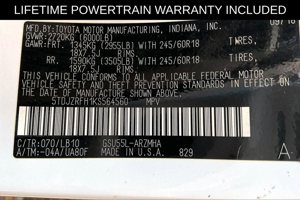 2019 Toyota Highlander XLE