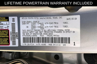 2020 Toyota Tacoma SR5