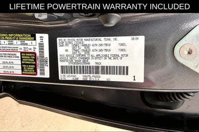 2025 Toyota Tundra SR