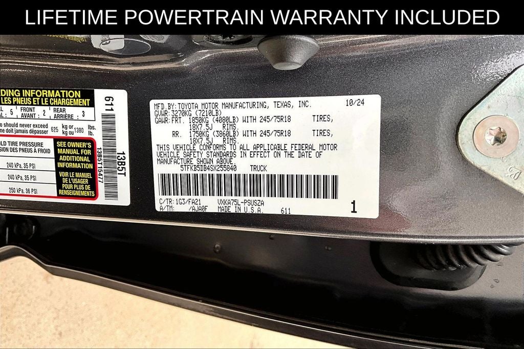 2025 Toyota Tundra SR