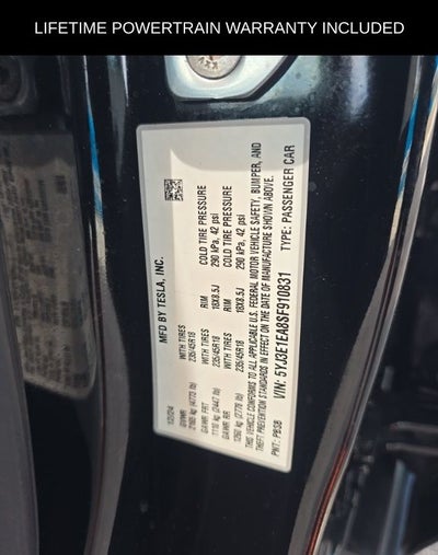 2025 Tesla Model 3 Long Range