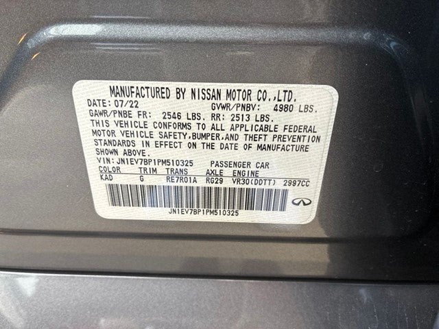 2023 INFINITI Q50 LUXE