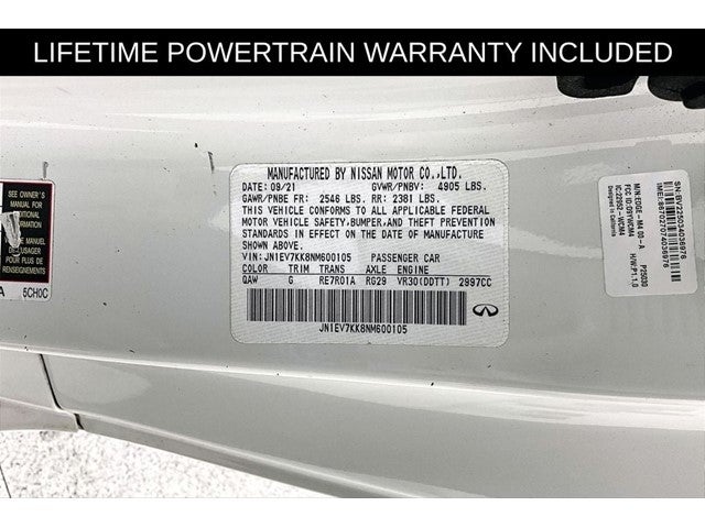 2022 INFINITI Q60 LUXE