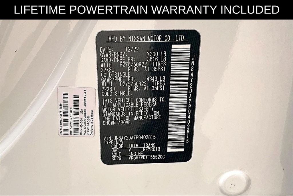 2023 Nissan Armada Platinum