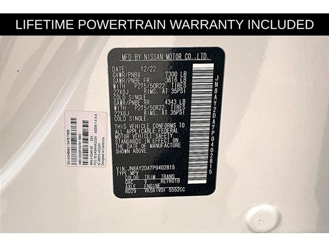 2023 Nissan Armada Platinum