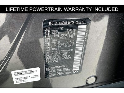 2022 INFINITI QX80 LUXE