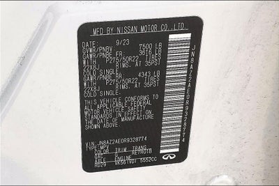 2024 INFINITI QX80 Premium Select