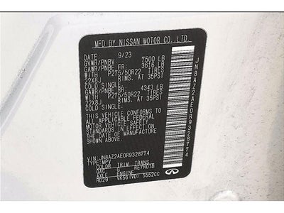 2024 INFINITI QX80 Premium Select