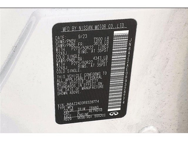 2024 INFINITI QX80 Premium Select