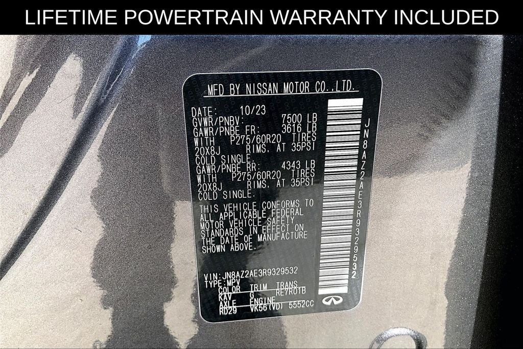 2024 INFINITI QX80 LUXE