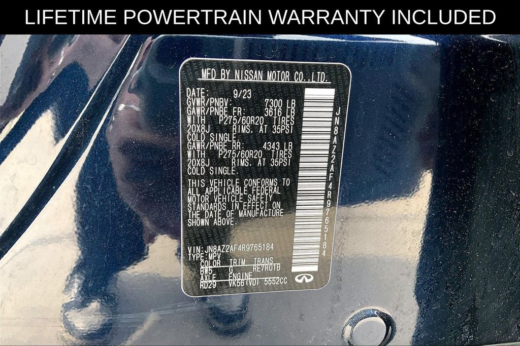 2024 INFINITI QX80 LUXE