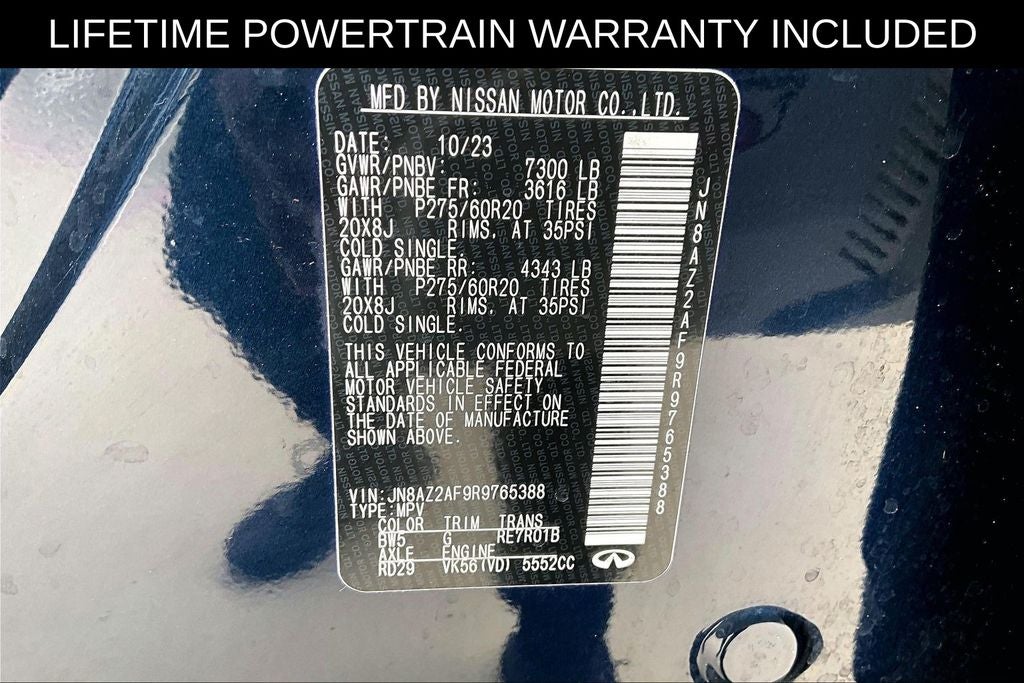 2024 INFINITI QX80 LUXE