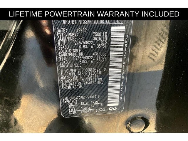 2023 INFINITI QX80 Sensory