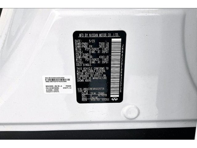 2024 INFINITI QX80 Sensory