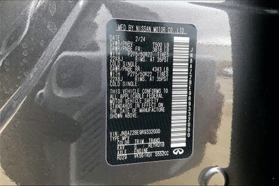 2024 INFINITI QX80 Sensory